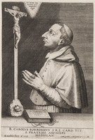 TvB G 2457
<br/>
Portret Carolus Borromeus
<br/>
<em>Sadeler I, Raphael (1560-1628 of 1632)</em>